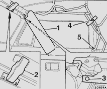 Figure 1: Unclip and release Michelotti folding hood