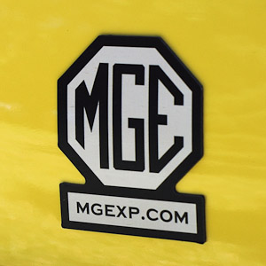 MGExp Magnetic Bumper Sticker