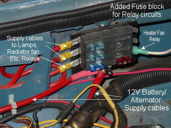 Second Fuse Block To Feed Relays   Mgb  U0026 Gt Forum   Mg