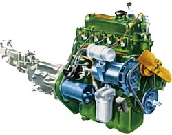 BMC A Series Engine Drawing