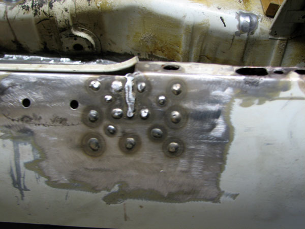 MGB Crack of Doom Repair, welded