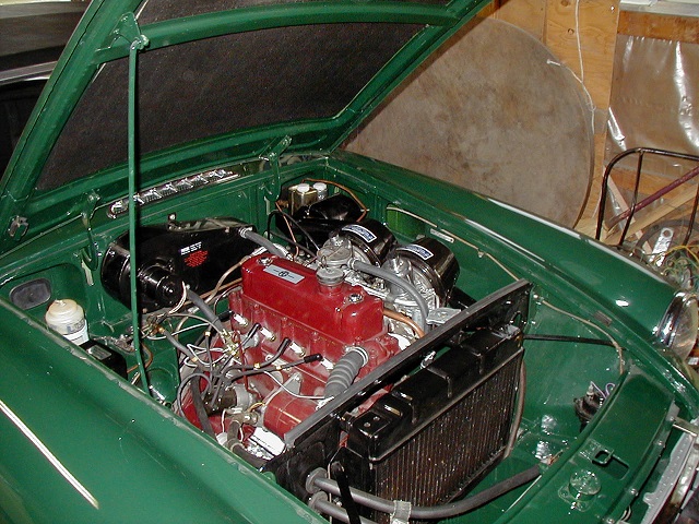 Early MGB Lucas Spark Plug Caps and Cables
