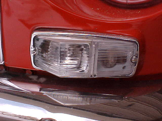 Early MGB clear signal lens