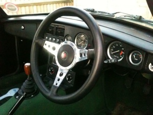 MGB Steering Wheel Motolita Leather