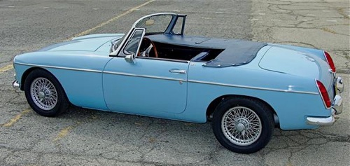 1965 MGB Tonneau Cover Fitted