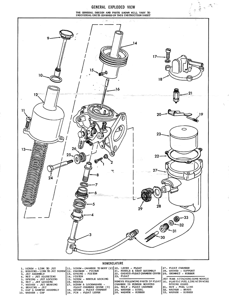 SU HS4 Carburetor Assembly Page 2