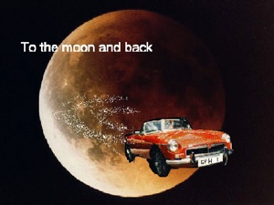 MGB To The Moon Story Illustration