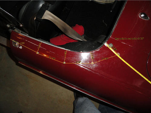 Placement of lift-a-dot studs on body : MGB & GT Forum : The MG