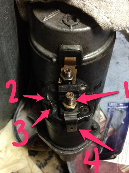 1977 new starter wiring help? : MGB & GT Forum : MG Experience Forums