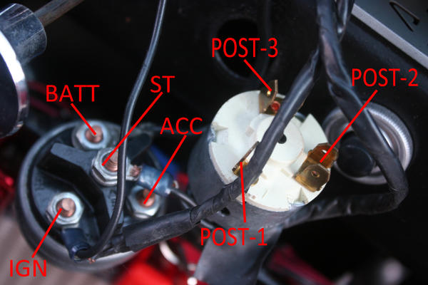 Need help installing new ignition switch, different and DPO'd : MGB