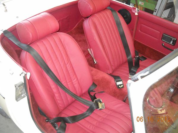 Leather Seats Mgb Gt Forum Mg Experience Forums The - Mgb Red Leather Seat Covers