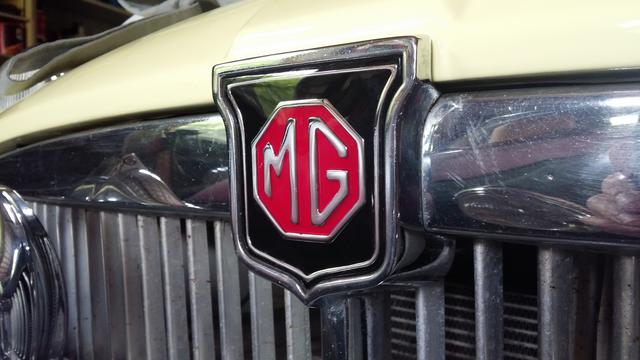 MG MIDGET GRILLE WITHOUT PLINTH AND BADGE 