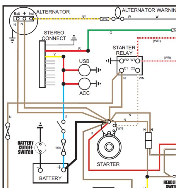 Cs130 Alternator Wiring Diagram from www.mgexp.com