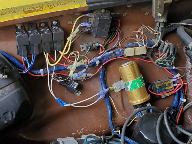 Wiring relays...because I could... 1979 mgb : MGB & GT Forum : MG