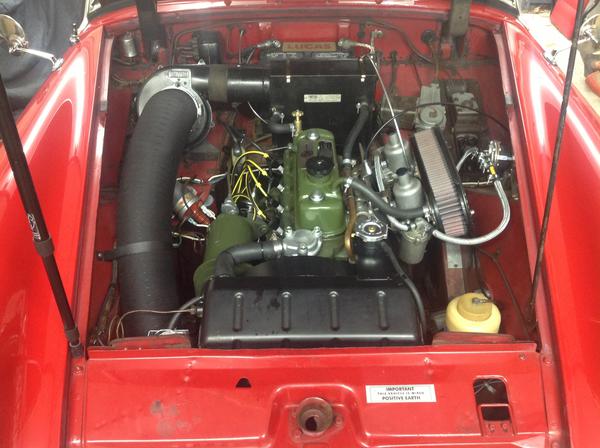 2 ROW Aluminum Radiator For Austin Healey Sprite Bugeye/MG Midget 1960-1967