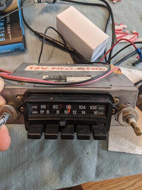 Picture or diagram of radio console wiring : MG Midget Forum : The MG