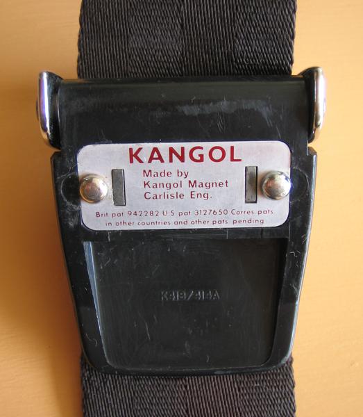 Kangol VINTAGE KANGOL SEAT BELT BUCKLE NOS MINI MGB ROLLS TR6 TR7 
